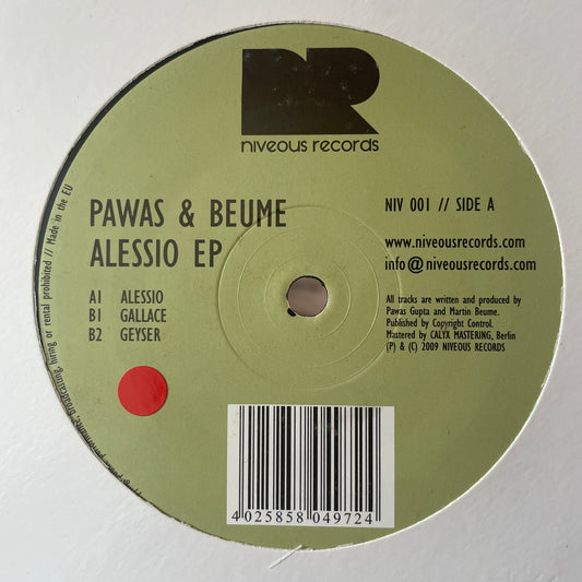 Pawas & Beume – Alessio EP