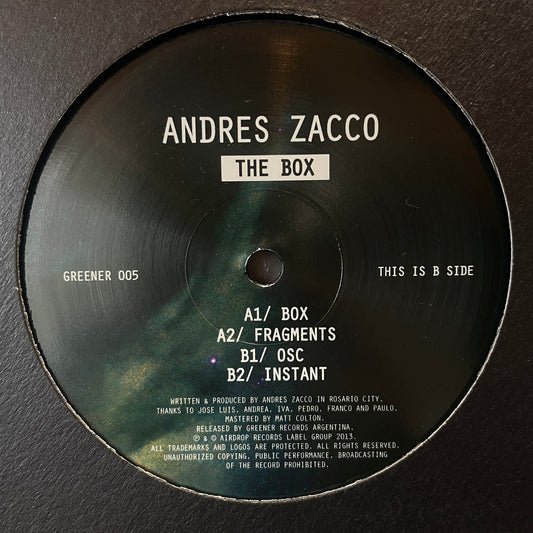 Andrés Zacco – The Box