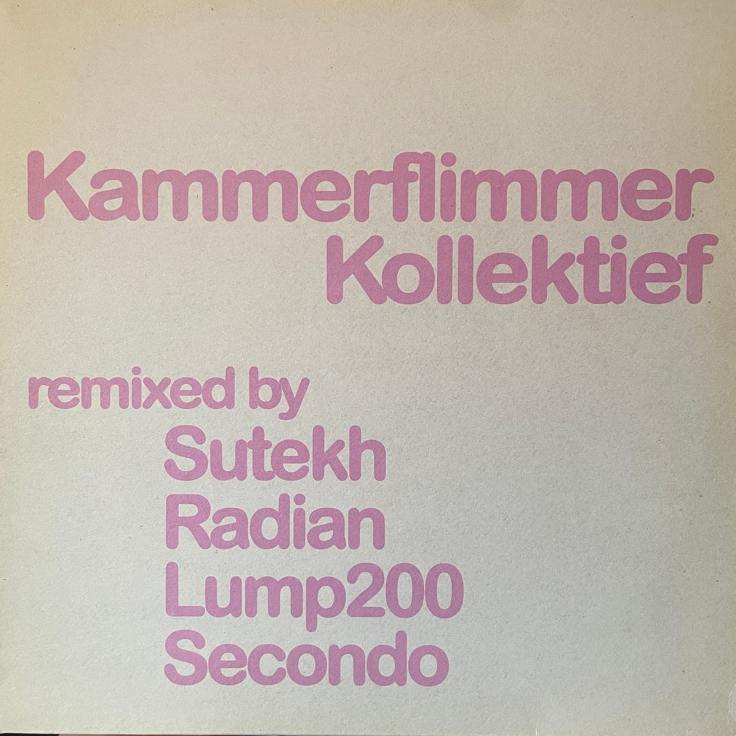 Kammerflimmer Kollektief – Remixed Part 2
