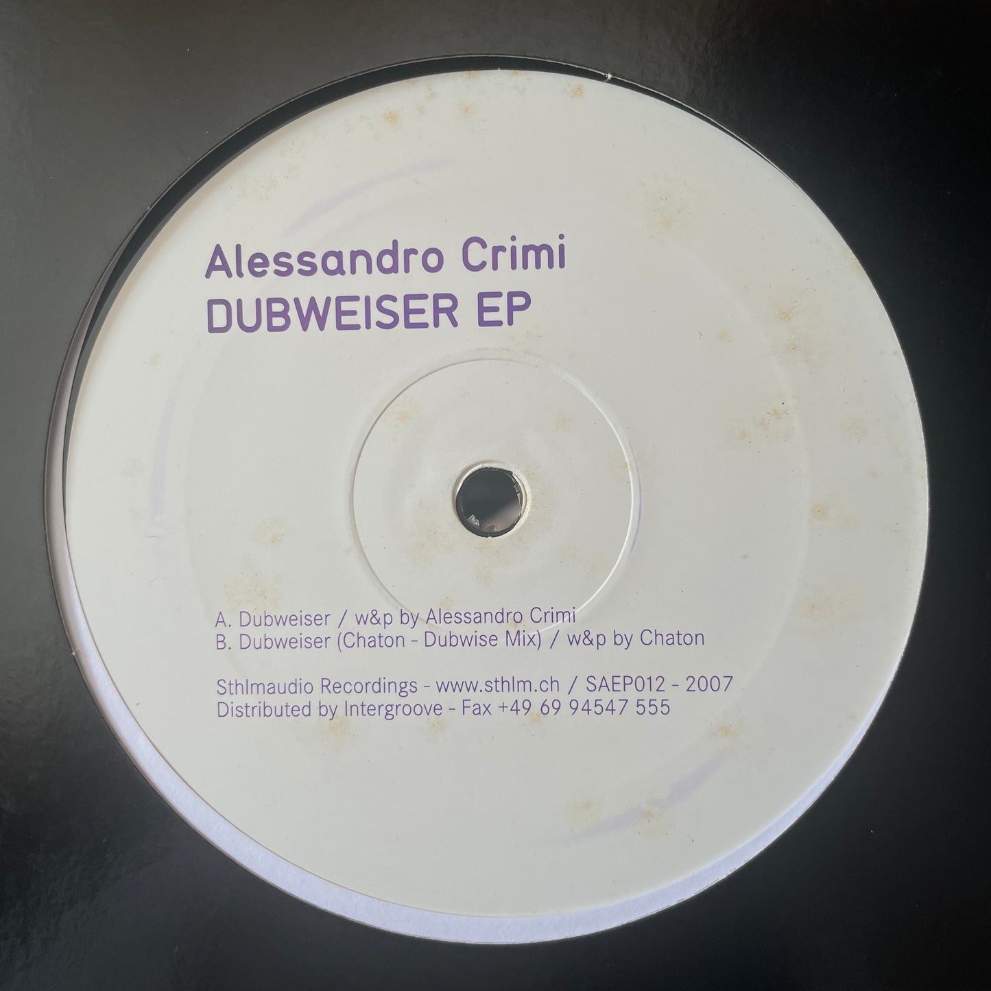 Alessandro Crimi – Dubweiser EP