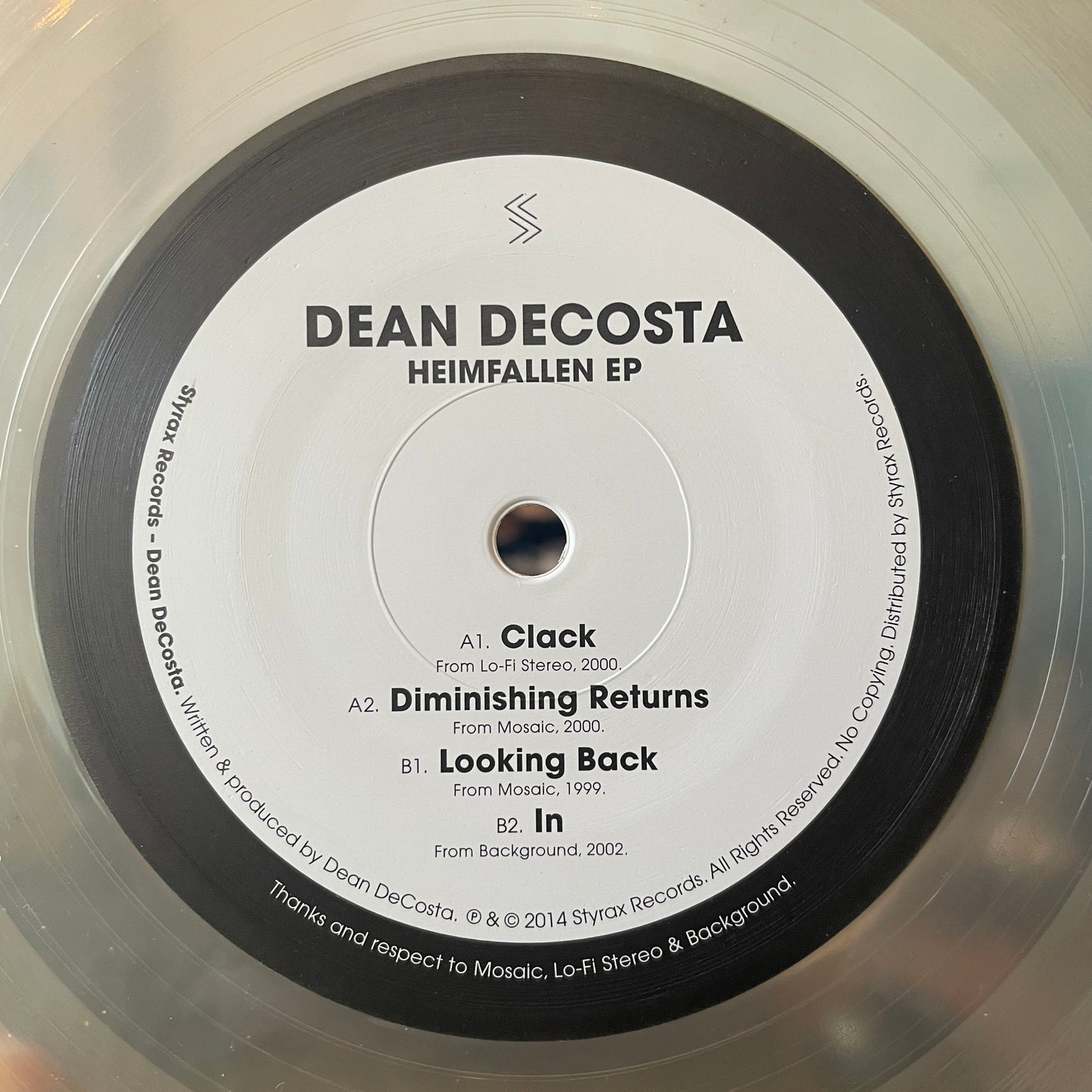 Dean DeCosta – Heimfallen EP