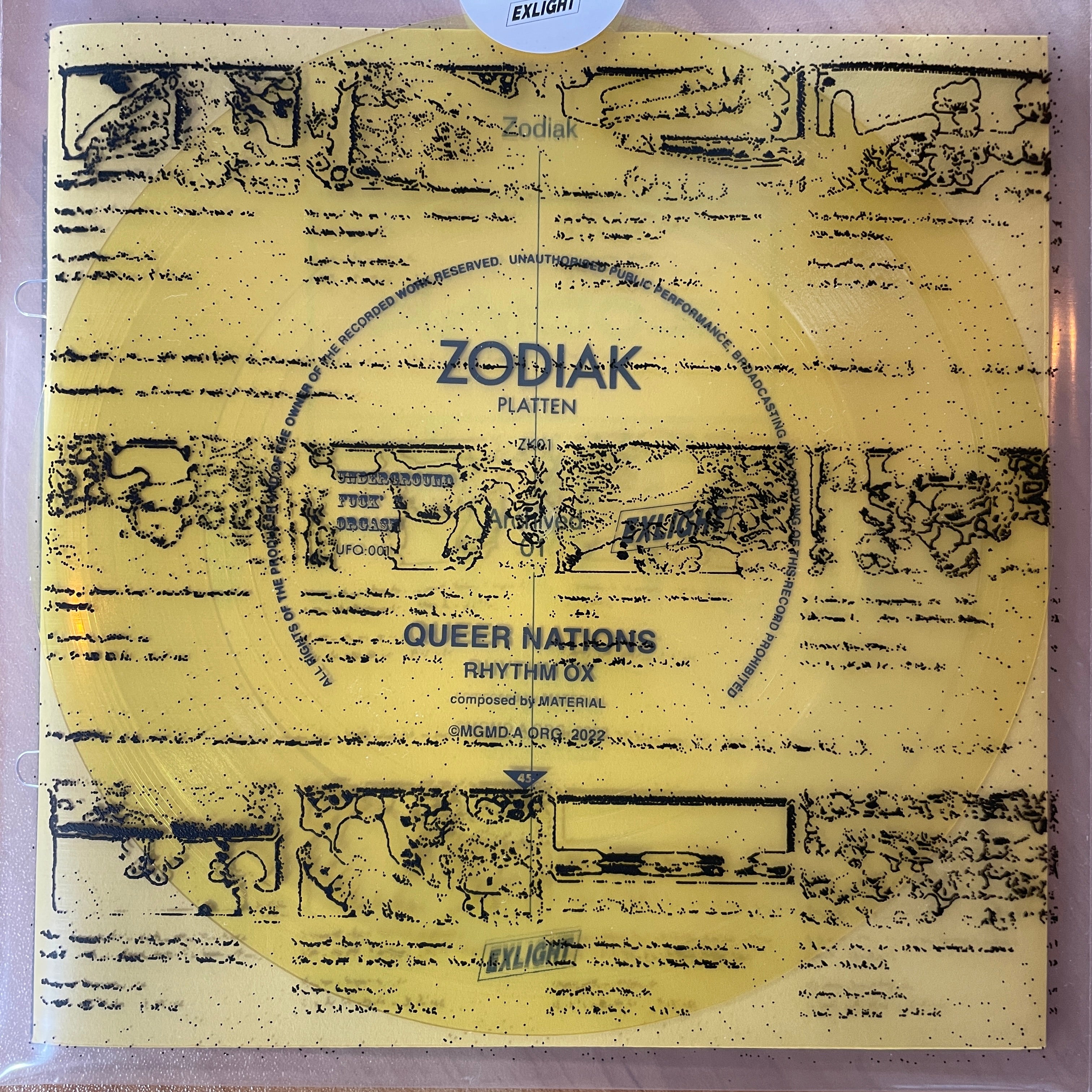 Zodiak – Archived 01 (Zine, Flexi Disc, DVD) – Sixth Garden Records