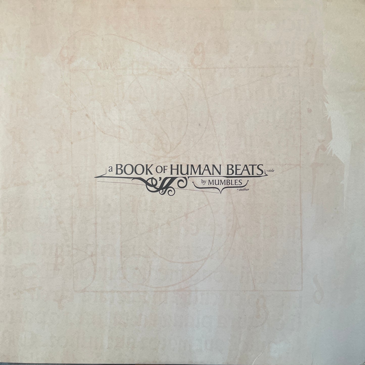 Mumbles – A Book Of Human Beats