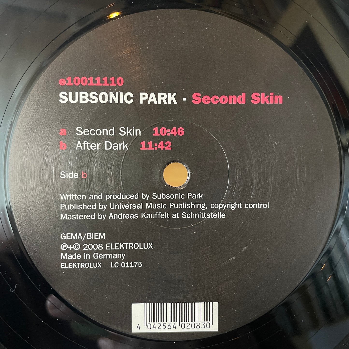 Subsonic Park – Second Skin
