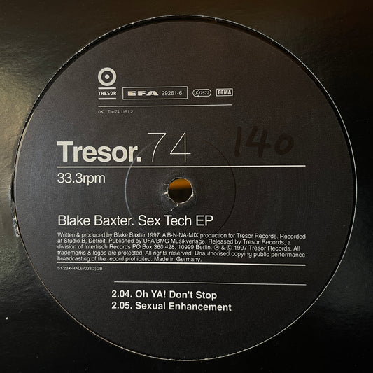 Blake Baxter – Sex Tech EP