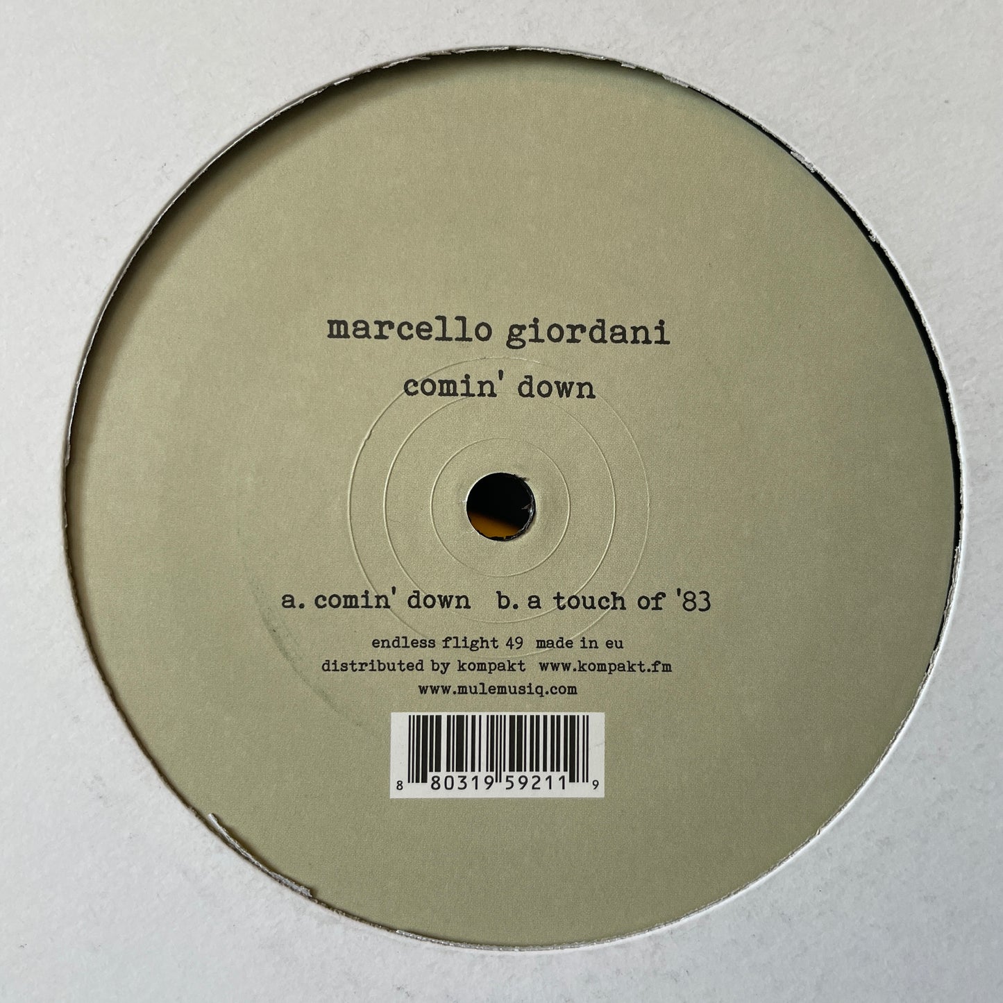 Marcello Giordani – Comin' Down