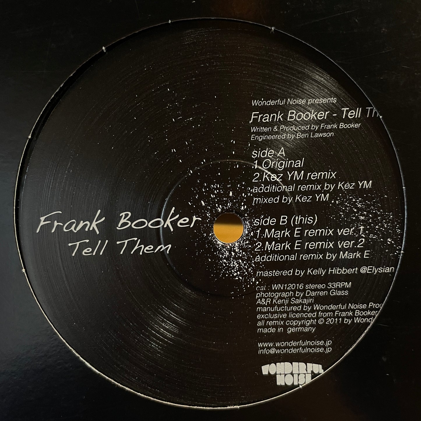 Frank Booker – Tell Them