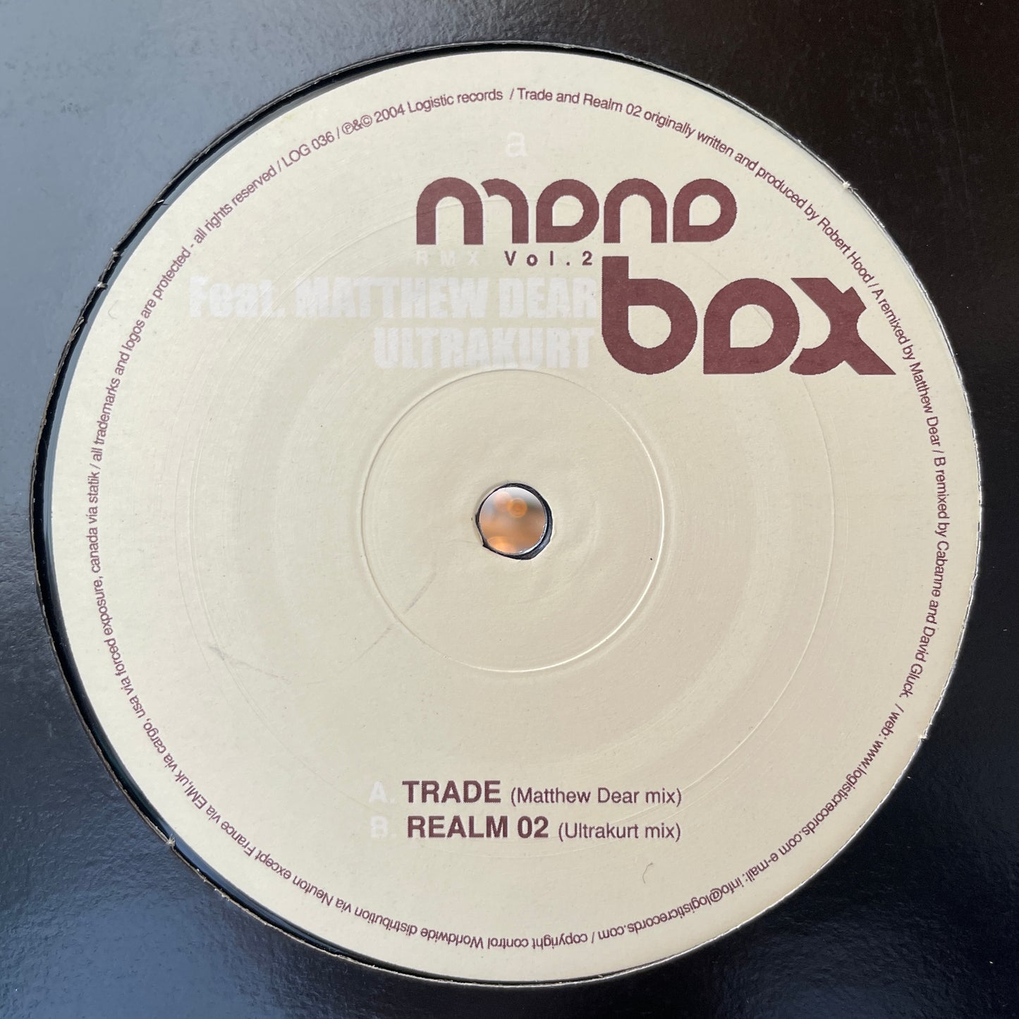 Monobox feat. Matthew Dear, Ultrakurt – RMX Vol. 2