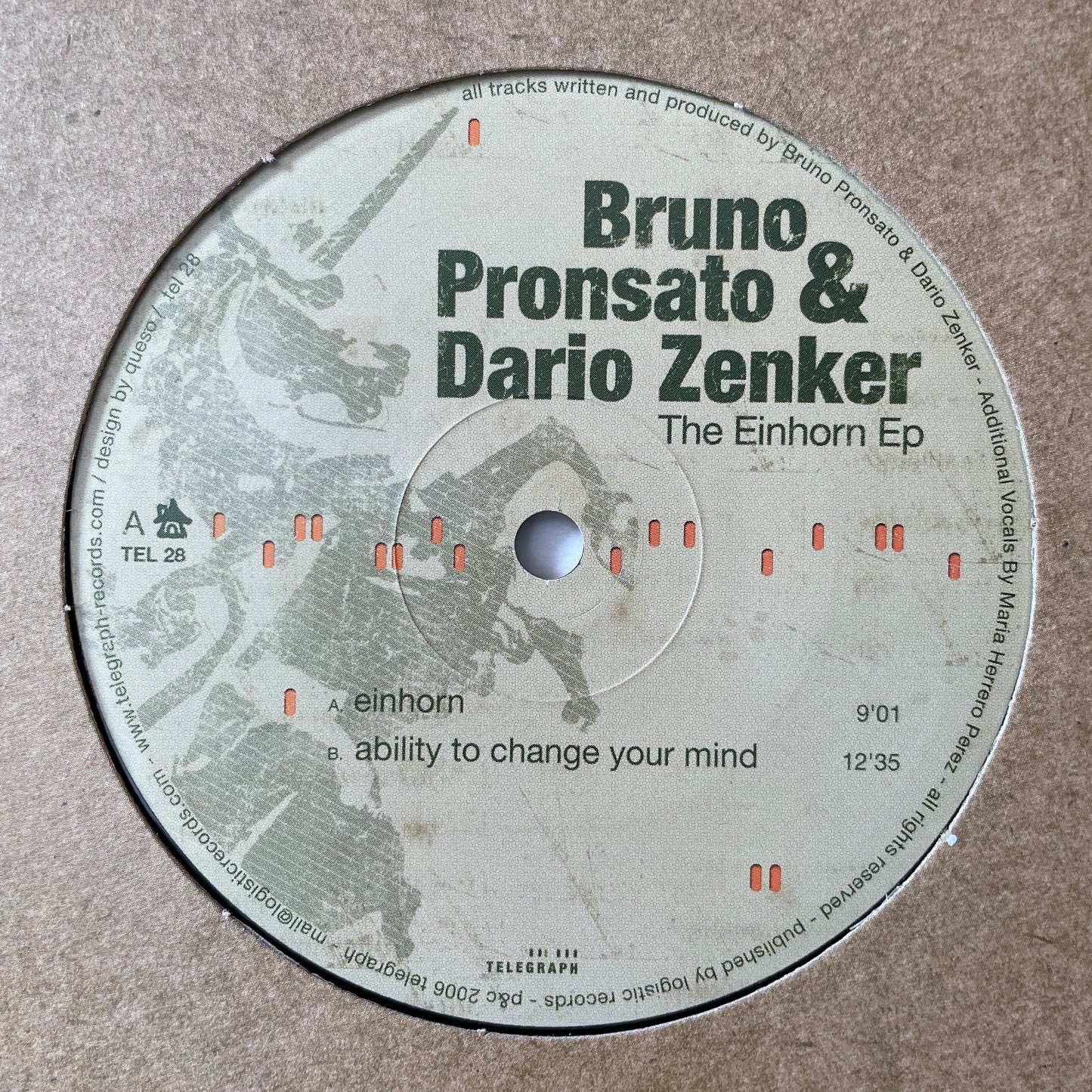 Bruno Pronsato & Dario Zenker – The Einhorn EP