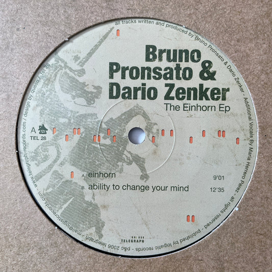 Bruno Pronsato & Dario Zenker – The Einhorn EP