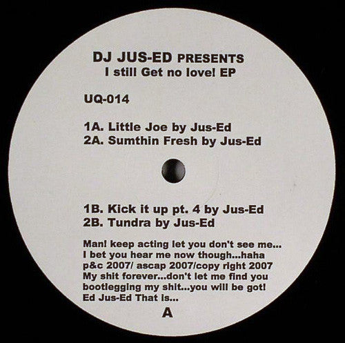 DJ Jus-Ed – I Still Get No Love! EP