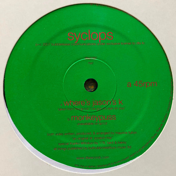Syclops (aka.Maurice Fulton) – Where's Jason's K