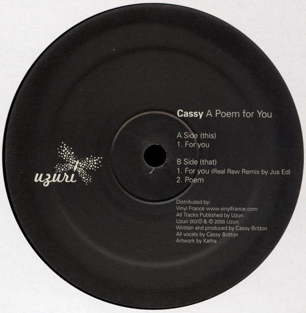 Cassy – A Poem For You