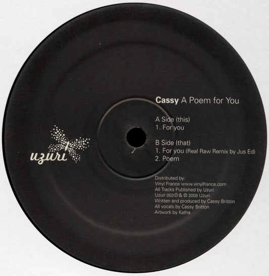 Cassy – A Poem For You