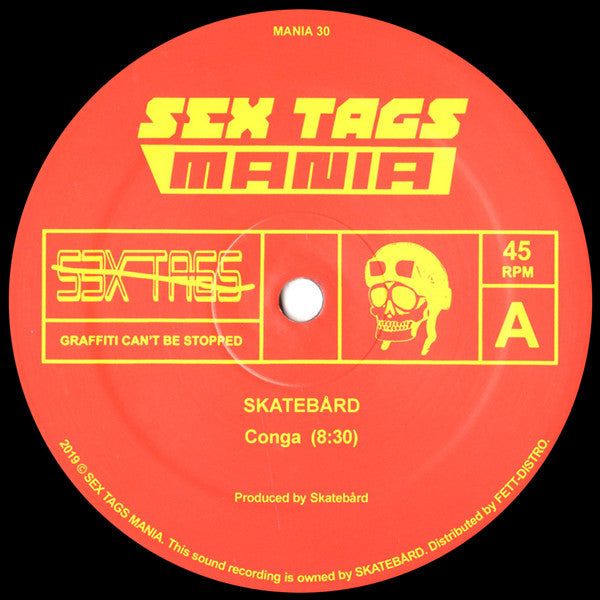Skatebård / Crystal Bois – Conga / Live At Skurkeklubben