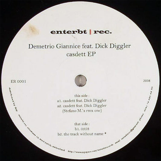 Demetrio Giannice feat. Dick Diggler – Casdett EP