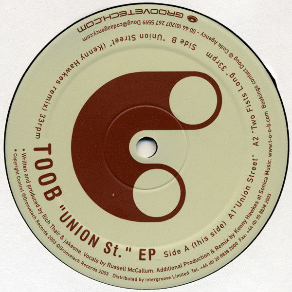 Toob – Union Street EP