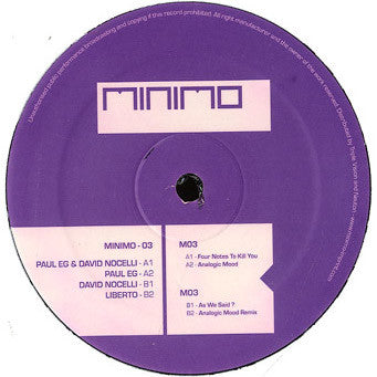 Paul Eg, David Nocelli – M003