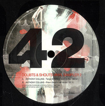 Anthony Collins – Doubts & Shouts Vinyl Sampler 2