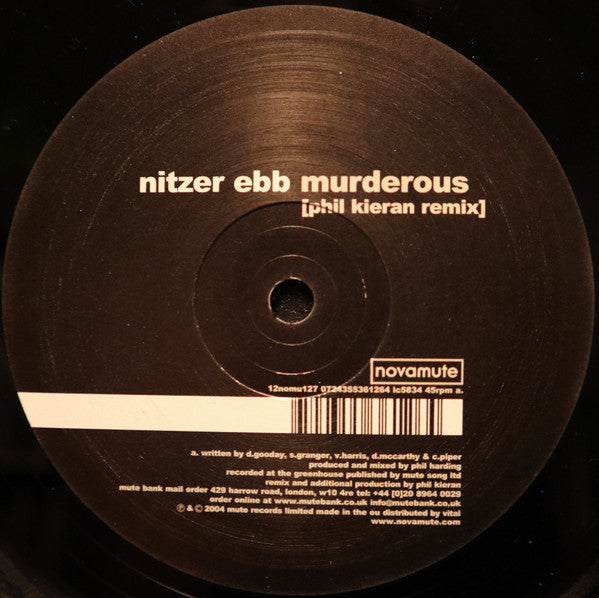 Nitzer Ebb – Murderous / Control I'm Here