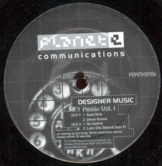 Designer Music (aka.Carl Craig) – Remix Vol. 1