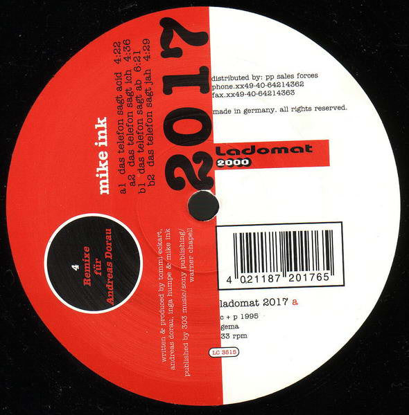 Mike Ink – 4 Remixe Für Andreas Dorau