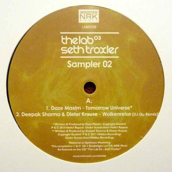 Seth Troxler – The Lab 03 - Sampler 02