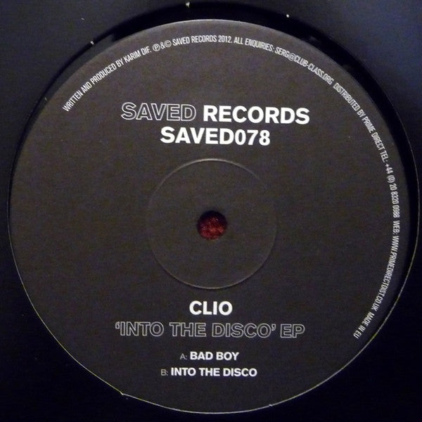 Clio – Into The Disco EP