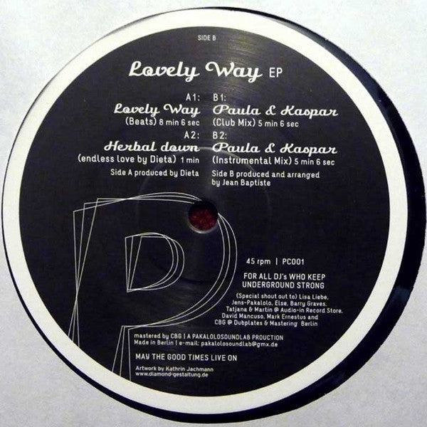 Dieta / Jean Baptiste – Lovely Way EP