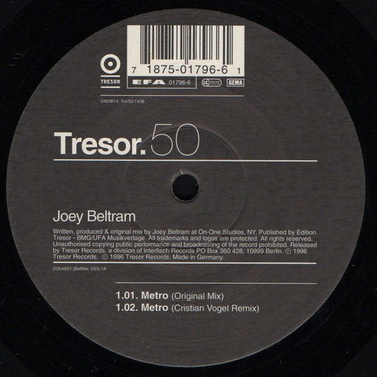 Joey Beltram – Metro