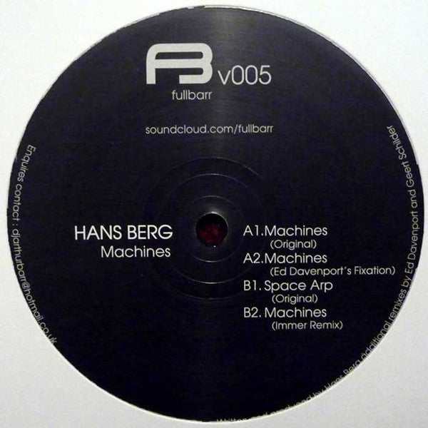 Hans Berg – Machines