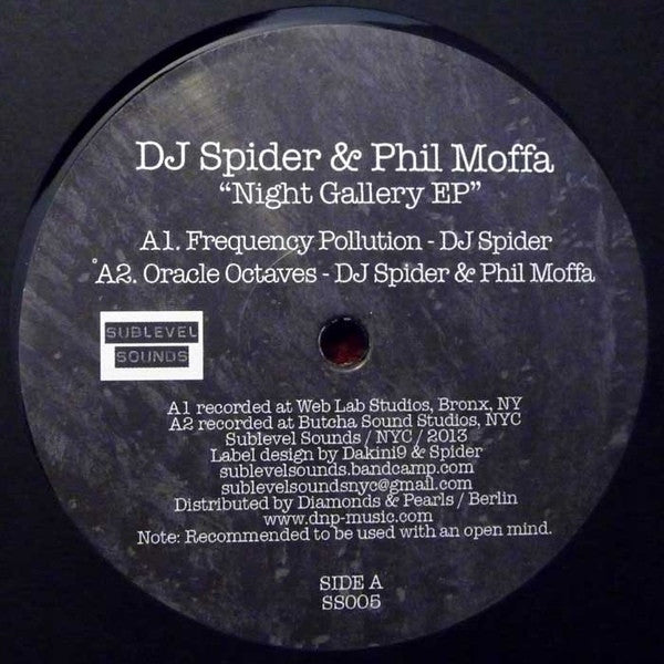 DJ Spider & Phil Moffa – Night Gallery EP