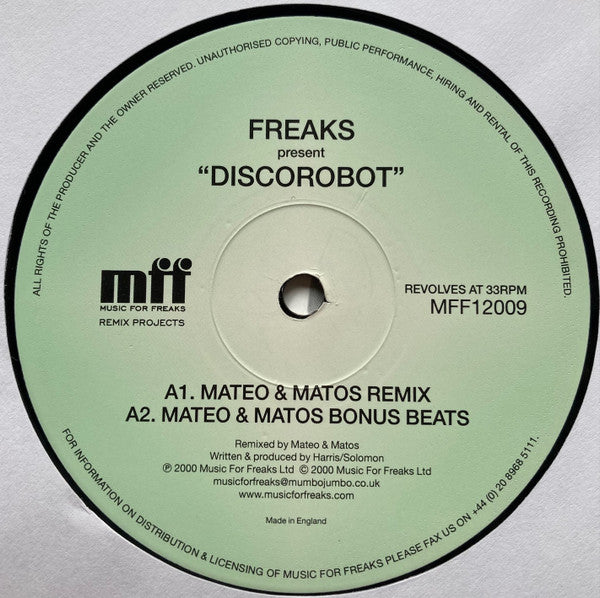 Freaks – Discorobot