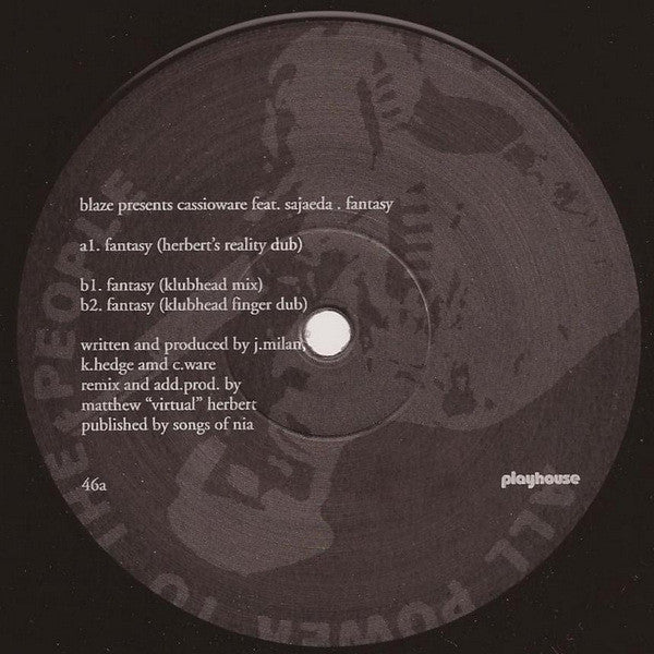 Blaze presents Cassio Ware – Fantasy (Matthew Herbert Remix inc.)