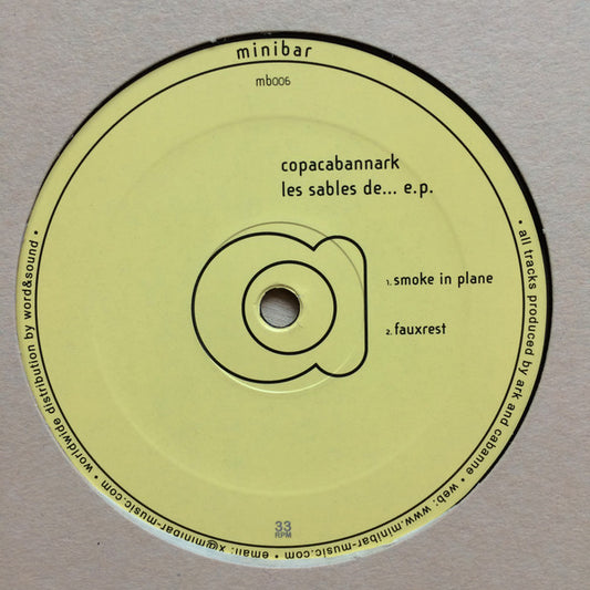 Copacabannark (Ark+Cabanne)– Les Sables De... EP