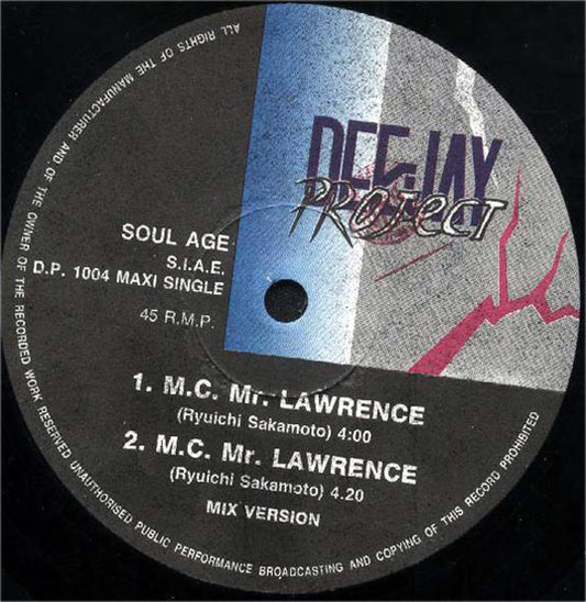 Soul Age – M.C. Mr. Lawrence