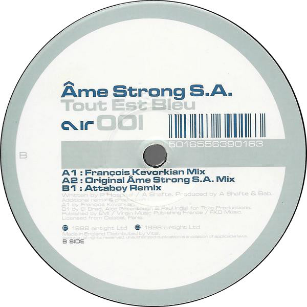 Âme Strong S.A. – Tout Est Bleu