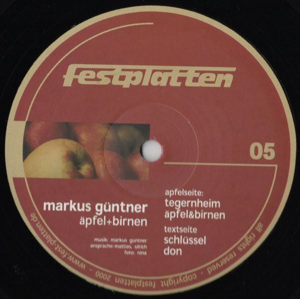 Markus Güntner – Äpfel Und Birnen