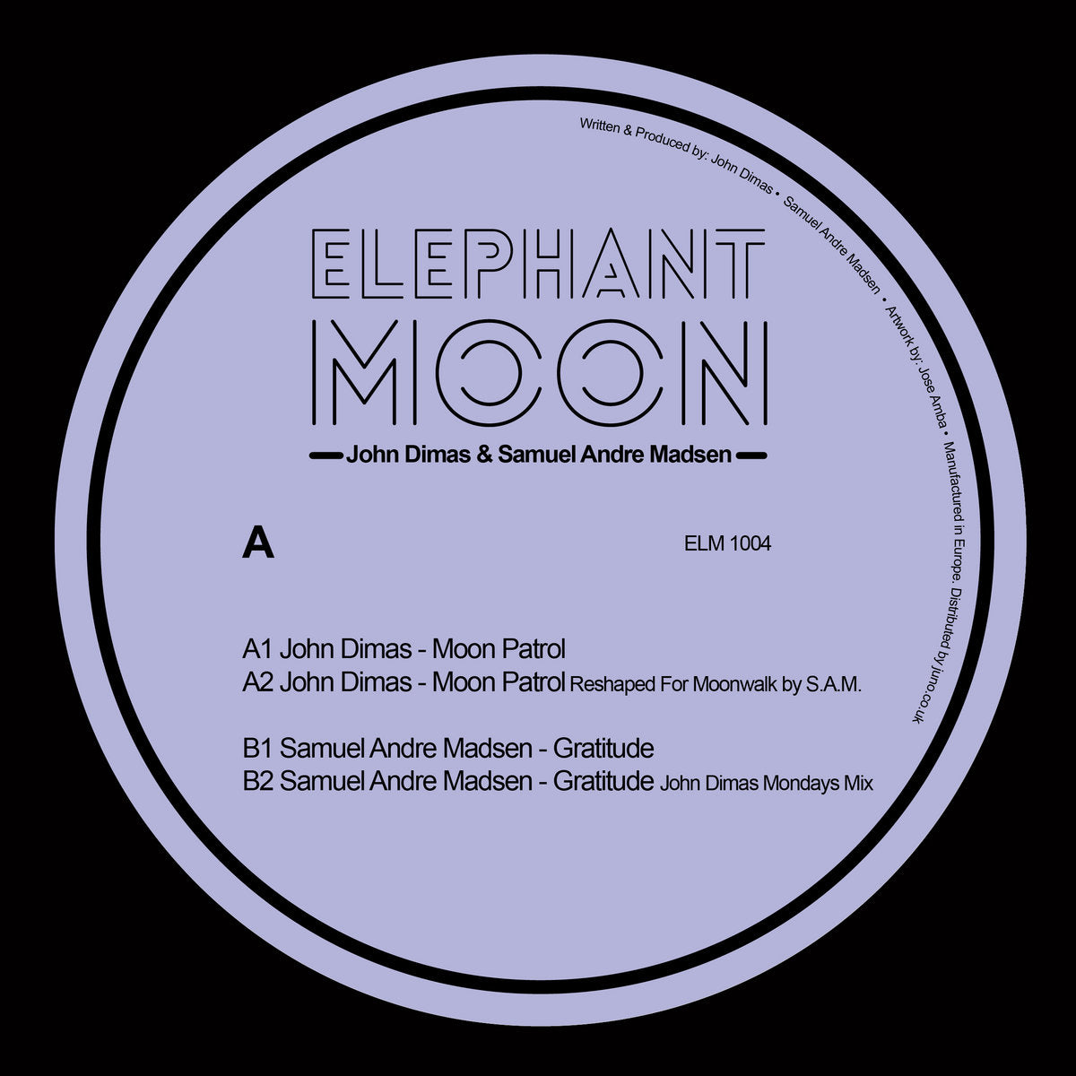 John Dimas & Samuel André Madsen – Moon Patrol / Gratitude