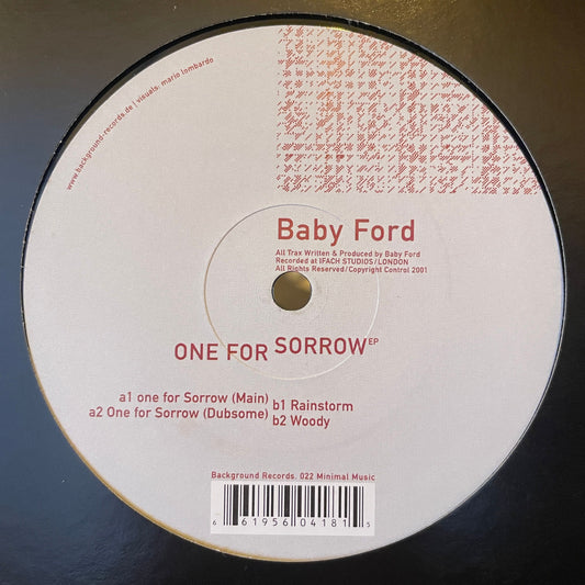 Baby Ford – One For Sorrow EP