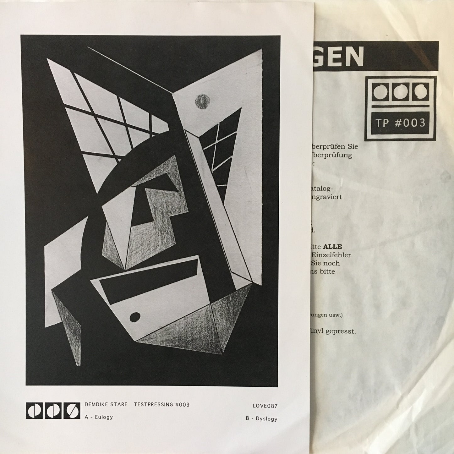 Demdike Stare – Testpressing #003