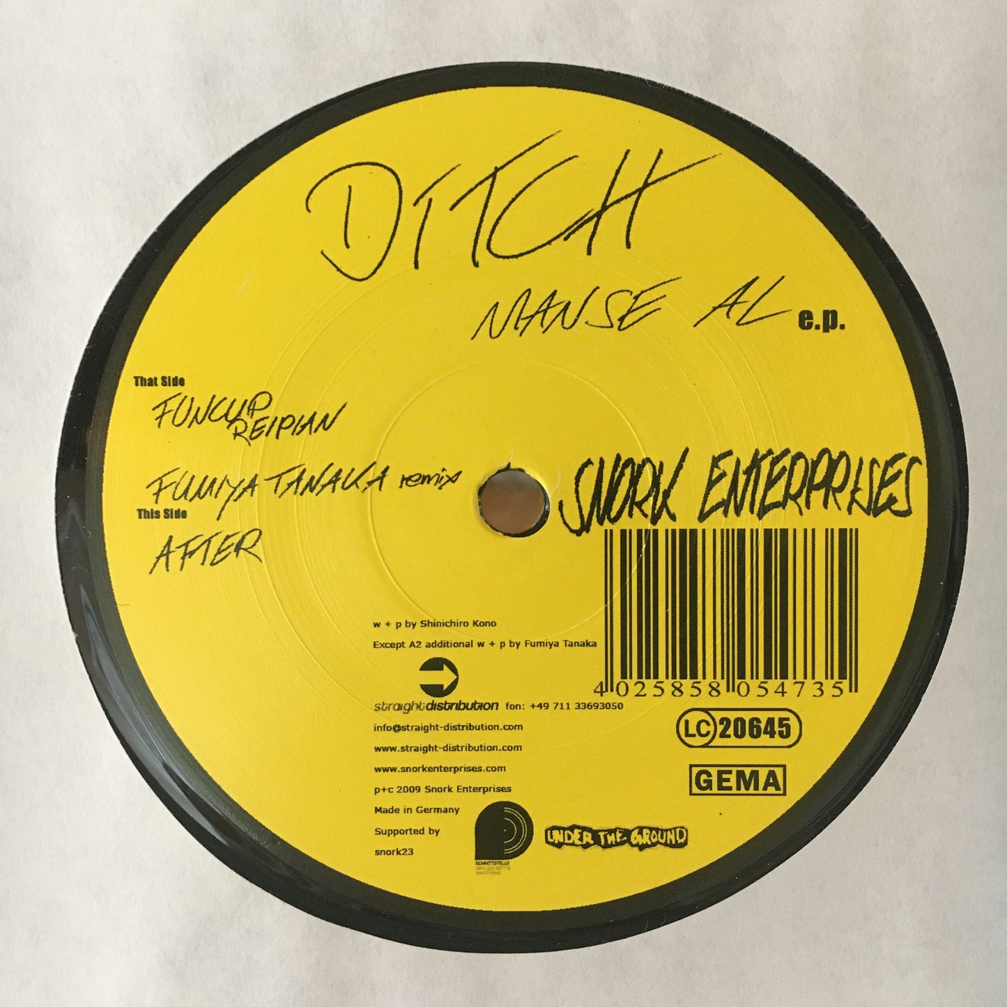 Ditch – Manse Al E.P. (Fumiya Tanaka remix inc.)