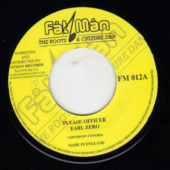 Earl Zero – Please Officer