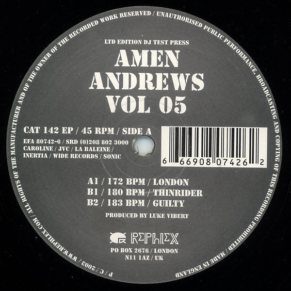 Amen Andrews (Luke Vibert) – Vol 05