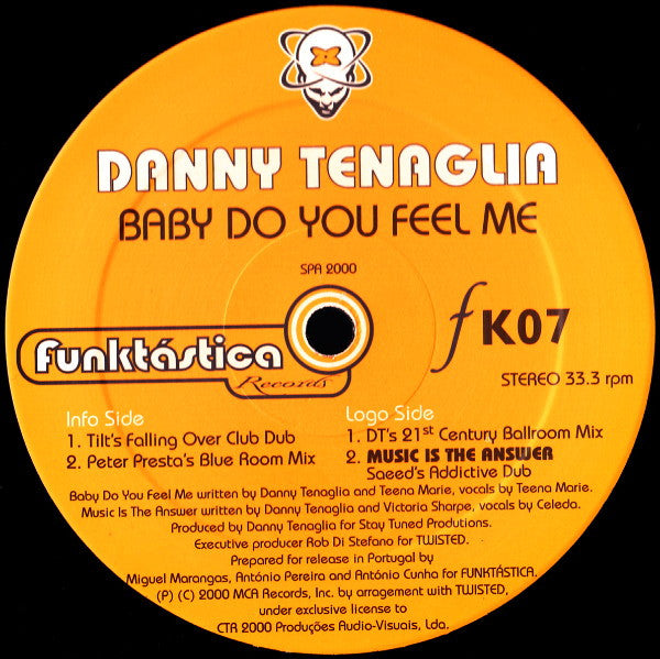 Danny Tenaglia – Baby Do You Feel Me