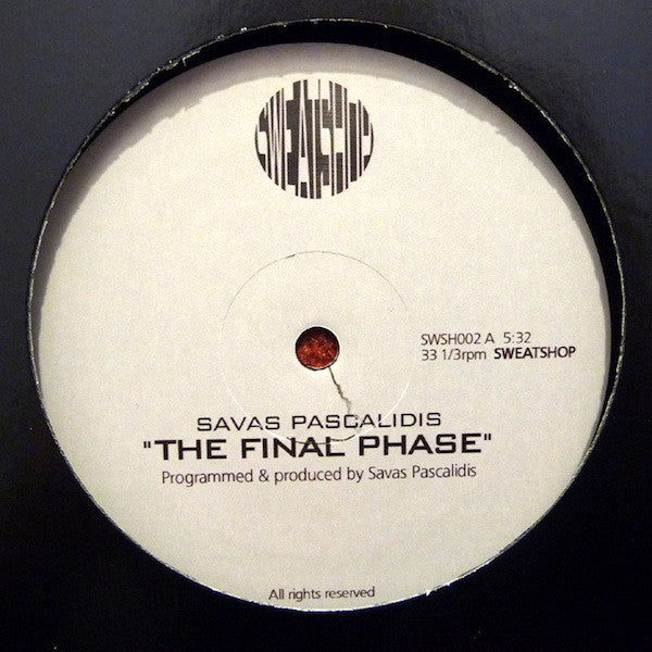 Savas Pascalidis – The Final Phase / Deep Inside Your Eyes