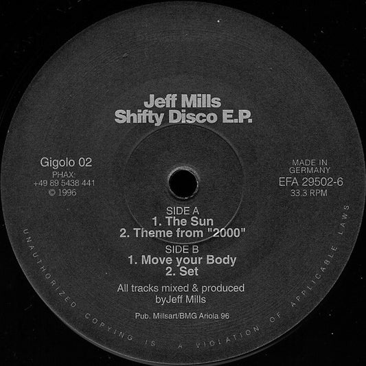 Jeff Mills – Shifty Disco E.P.