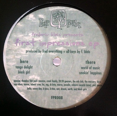 Fred Everything – First Impressions E.P.