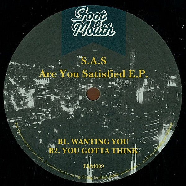 S.A.S – Are You Satisfied E.P.