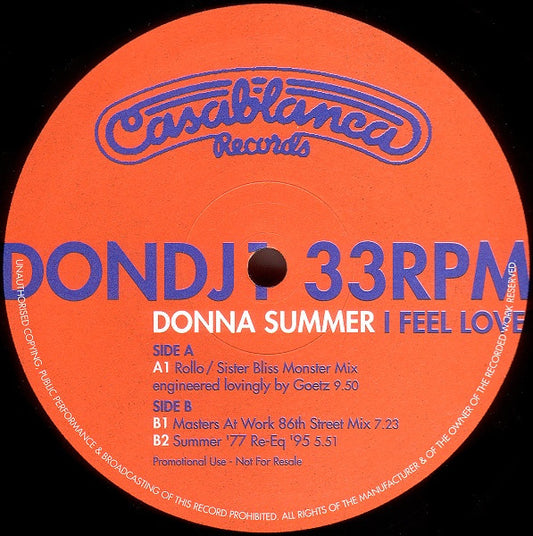 Donna Summer – I Feel Love (Remixies)